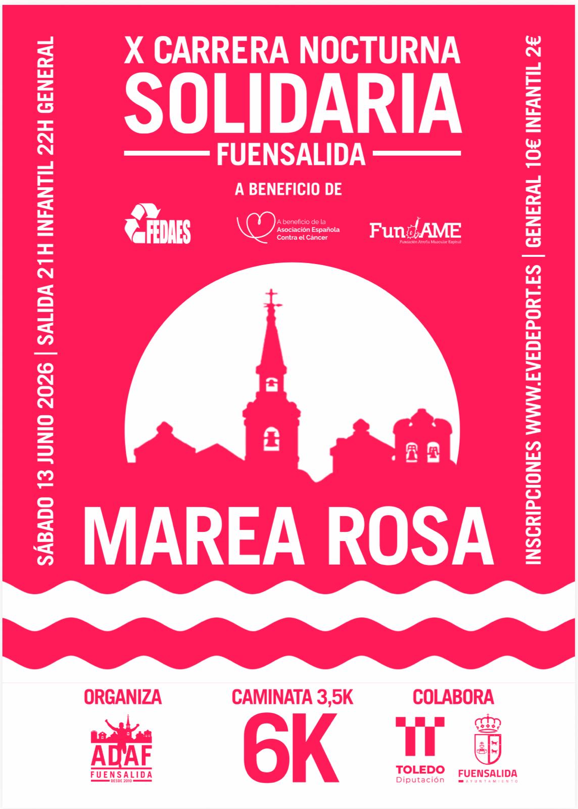 X Carrera nocturna solidaria de Fuensalida