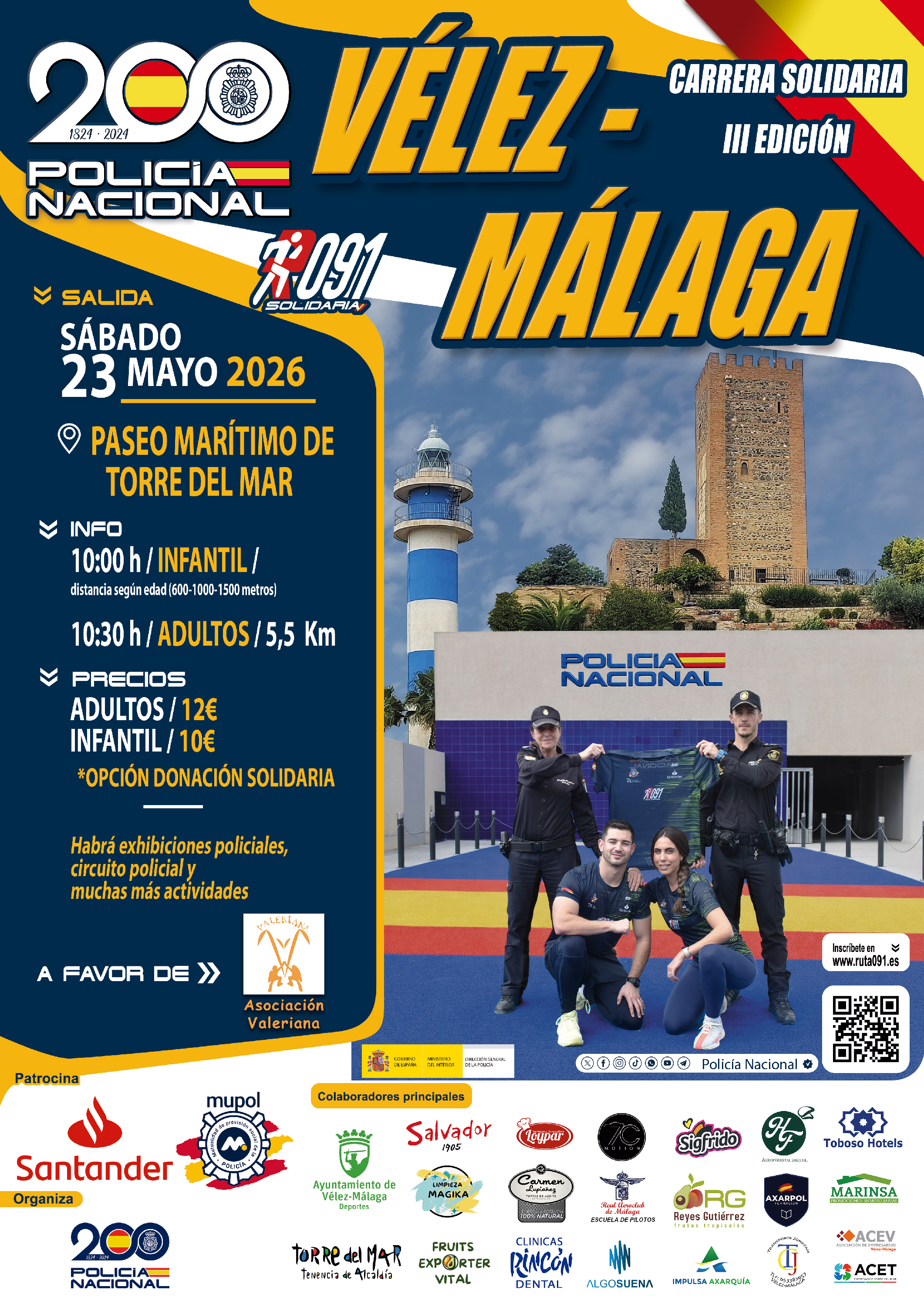 Carrera Solidaria III edición "RUTA 091" Velez-Málaga