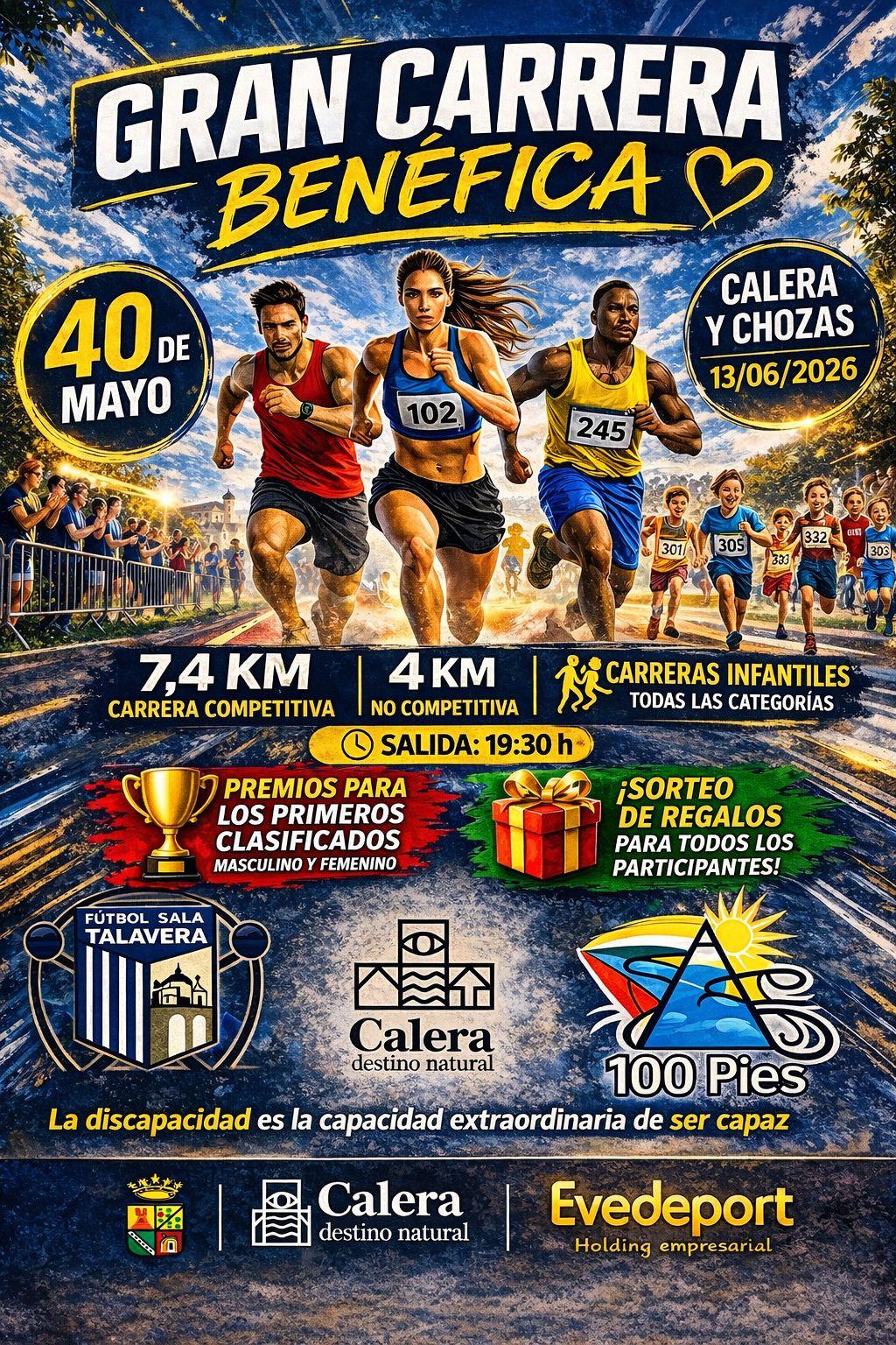 Gran carrera benéfica "40 DE MAYO"