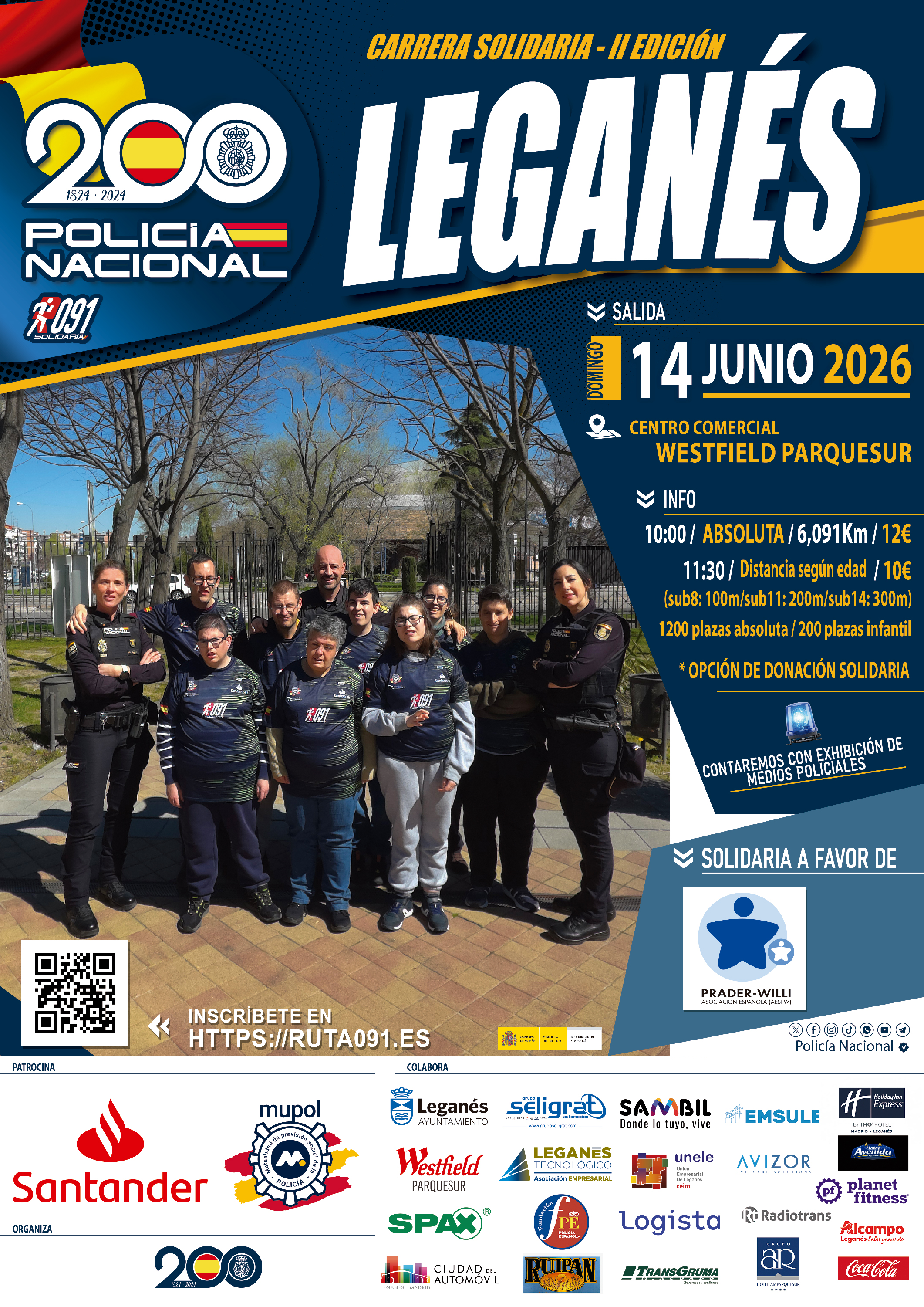 Kilómetros solidarios "RUTA 091" Leganés