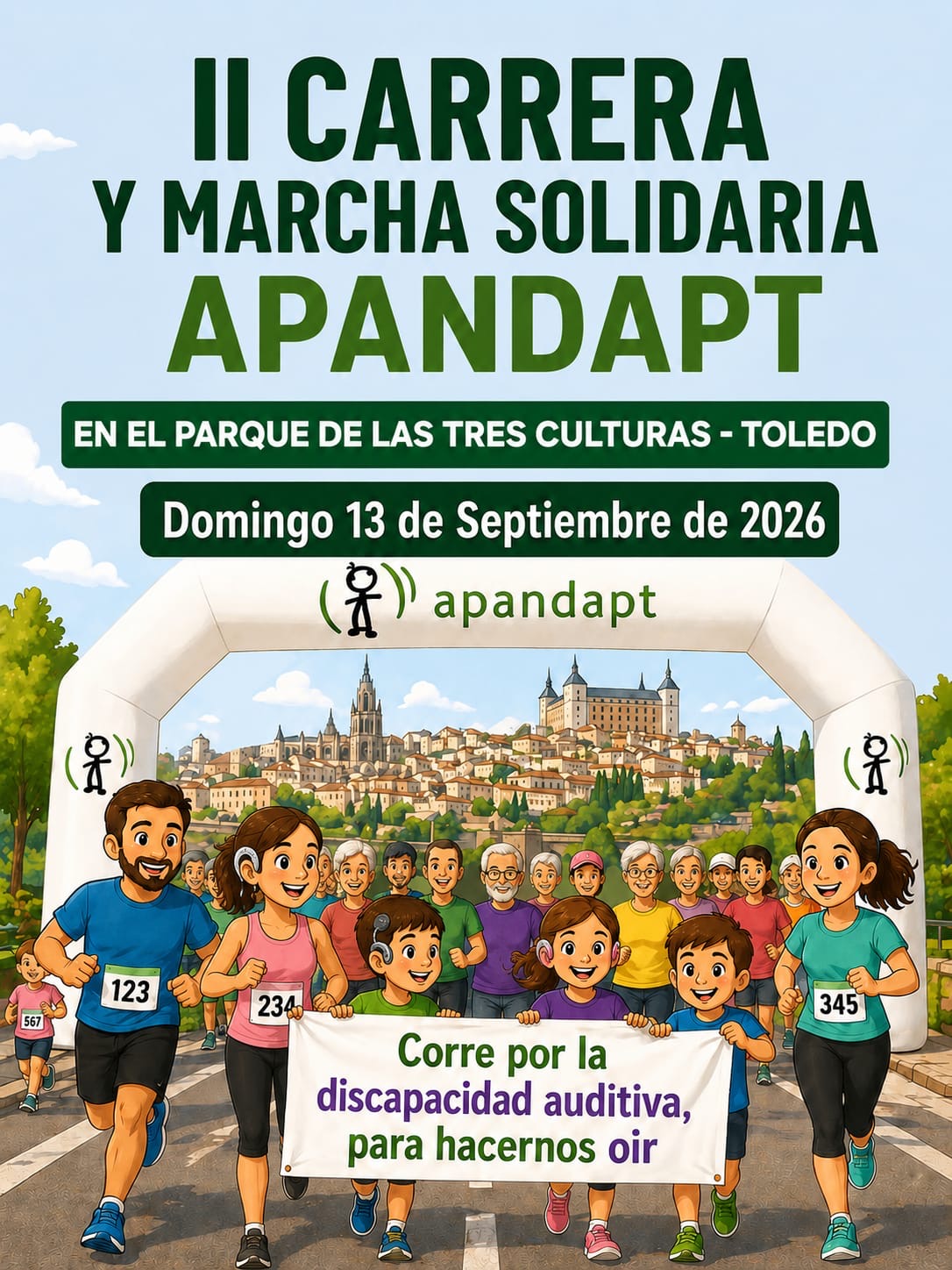 II Carrera y marcha solidaria APANDAPT