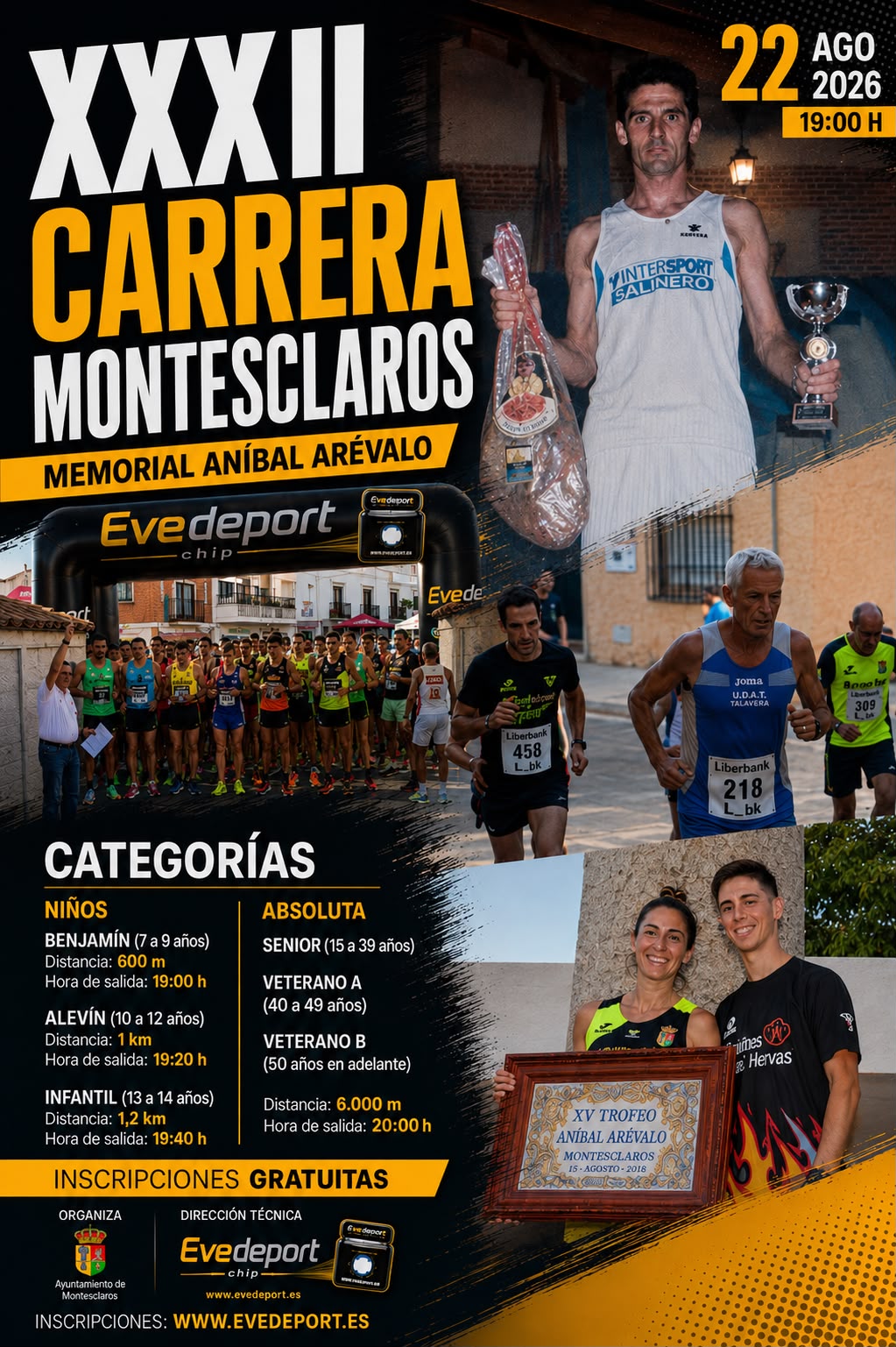 XXXII Carrera popular Montesclaros "Memorial Anibal Arévalo"