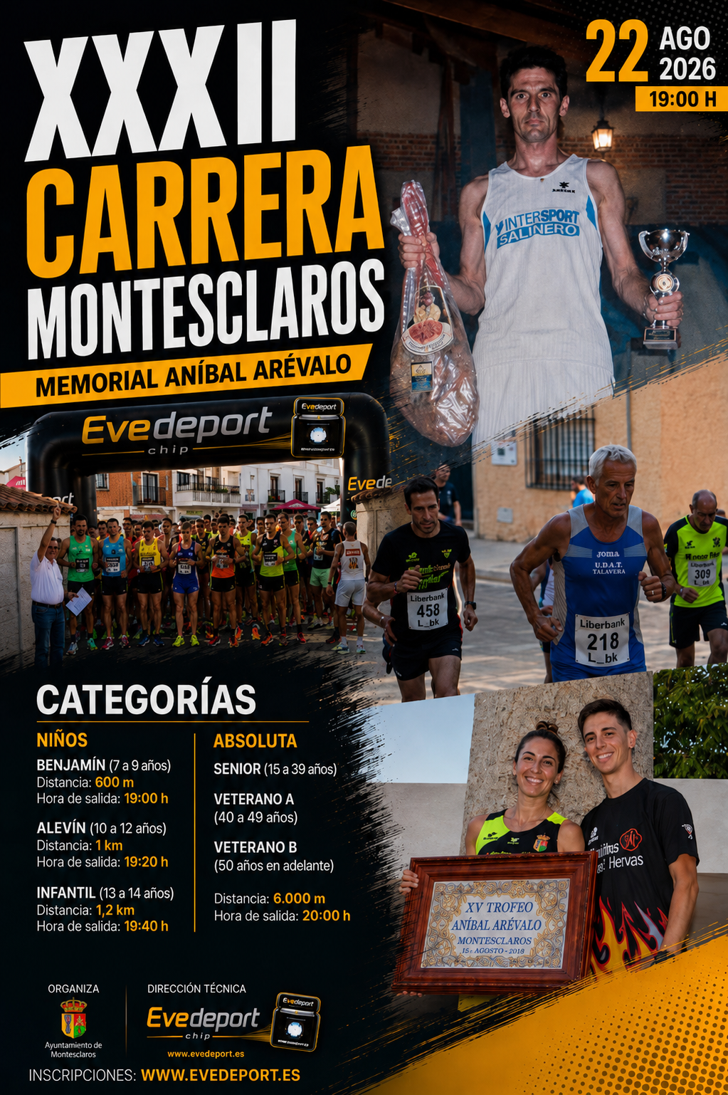 XXXII Carrera popular Montesclaros "Memorial Anibal Arévalo"