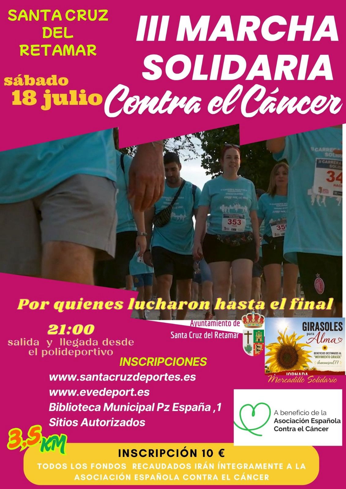 III Carrera nocturna solidaria Santa Cruz del Retamar