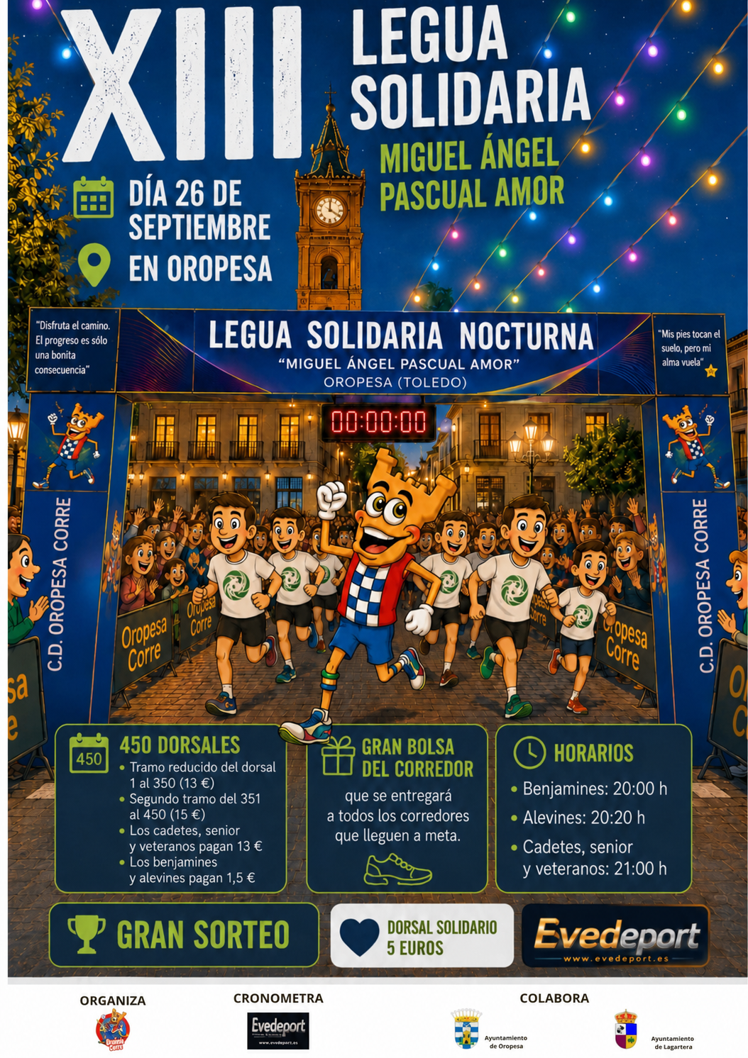 XIII Legua Solidaria Nocturna “Miguel Ángel Pascual Amor”