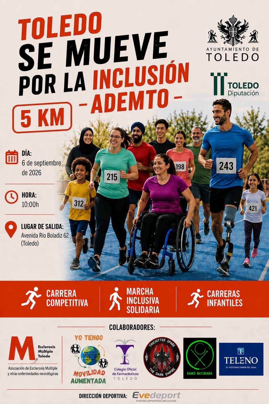 Carrera solidaria "ADEMTO"
