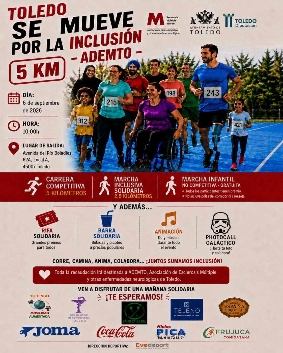Carrera solidaria "ADEMTO"