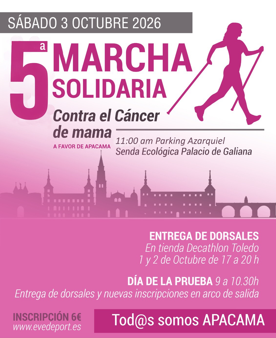 5ª Marcha solidaria contra el Cáncer de Mama