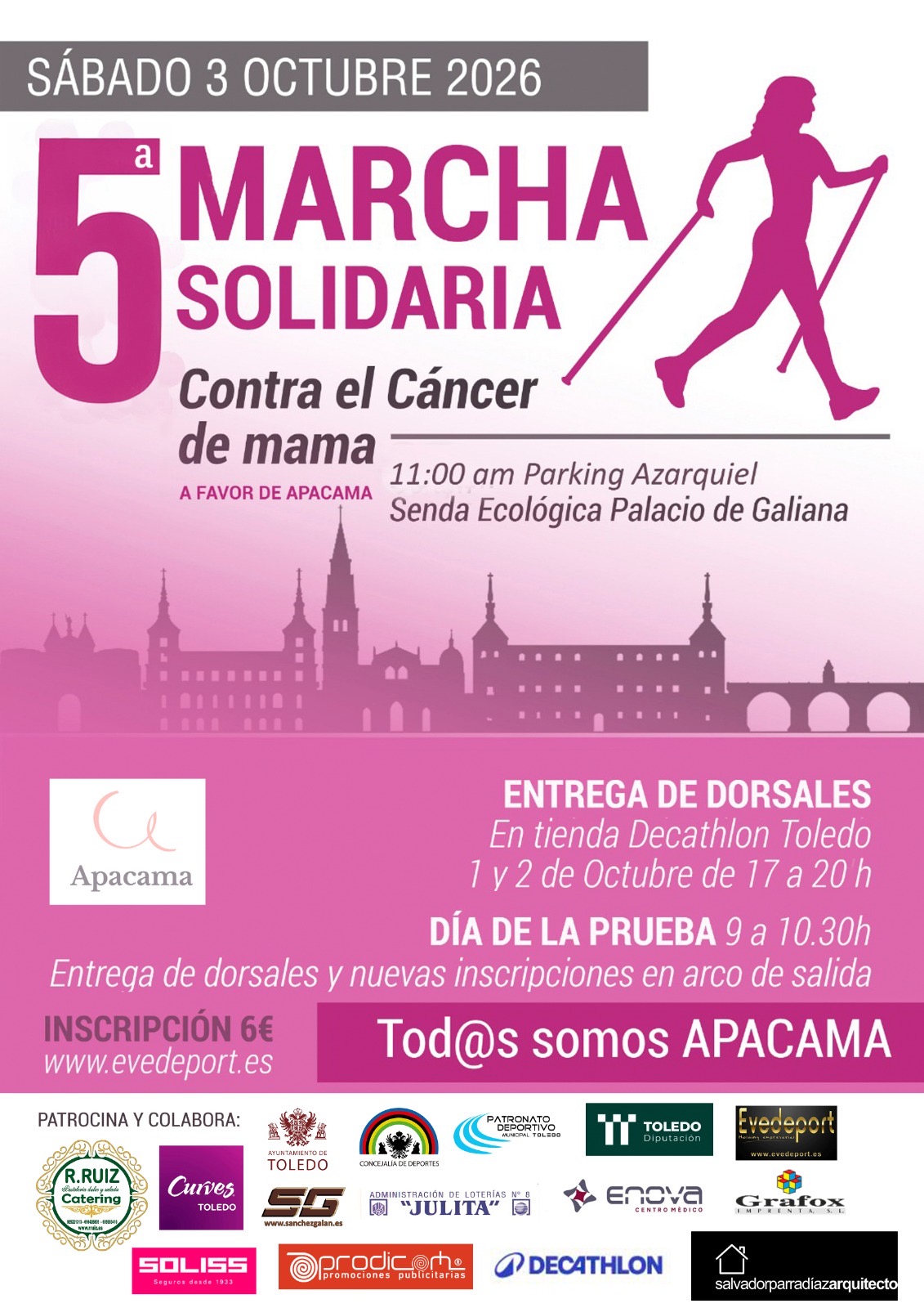 5ª Marcha solidaria contra el Cáncer de Mama